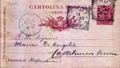 ROMA / CASTELNUOVO SCRIVIA - Anno 1893 - Stamped Stationery