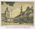 D 3353 - Harzgerode (Harz). Markt Mit Rathaus - S/w Foto Ak - Quedlinburg