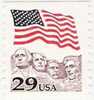 US Scott 2523c - Flag Over Mount Rushmore - Mint Never Hinged - Roulettes