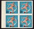 BuLGARIA - Football - WorldCup Chily´62 Block Of Four - 1962 – Cile