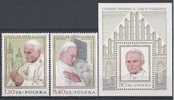 1979 POLOGNE  2453-53+ PA 83** Série Complète + Bloc Jean-Paul II - Unused Stamps