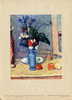 PAUL CEZANNE  -  LE VASE BLEU IRIS ET POIS DE SENTEUR  -  EDITIONS BRAUN & Cie - Altri & Non Classificati