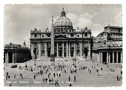 ROMA 1950-Città Del Vaticano-Piazza E Basilica Di S.Pietro-viaggiata Con Annullo ROMA ANNO SANTO-in Ottime Cond.-DC0252. - San Pietro