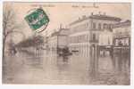 Inondations De 1910 : CRUE De La Seine à PARIS , Quai De La Rapée ;" Hôtel Des Deux Perdrix"; TB - Inondations