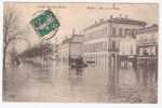 Inondations De 1910 : CRUE De La Seine à PARIS , Quai De La Rapée ;" Hôtel Des Deux Perdrix"; TB - Inondazioni