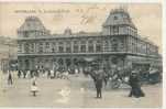 Brussel La Gare Du Nord Animé + Tram 1906 (d706) - Chemins De Fer, Gares