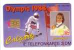 CALGARY 1988. - Winter Olympic Games , Canada ( Germany Mint And Rare Card Only 1000. Ex. ) Jeux Olympiques M. Kiehl - Olympic Games