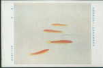 Fish - Poissons - Red Carps, 1930 Japan Imperial 11st Art Exhibition Works, Vintage Postcard - Vissen & Schaaldieren