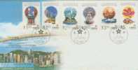 FDC ----  1997 ---- HONGKONG RETURN CHINA ---- FIRST SET STAMP --- - Other & Unclassified