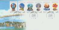 FDC ----  1997 ---- HONGKONG RETURN CHINA ---- FIRST SET STAMP --- A --- - Other & Unclassified