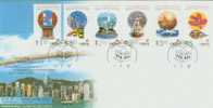 FDC ----  1997 ---- HONGKONG RETURN CHINA ---- FIRST SET STAMP --- B --- - Otros & Sin Clasificación