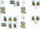 Romania 1994, Mint Full Set + FDC With Windmills. - Mühlen