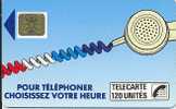 Ko 11 - 615  CORDON 120u  Puce SC4On Trou De 7  VARIETE NON REPERTORIEE!!!!!!!!!! - Telefonschnur (Cordon)