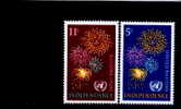Nations Unies Yv.no.163/4 Neufs** - Andere & Zonder Classificatie
