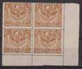 Belgie OCB SP 86 (**) In Blok Van 4. - Mint