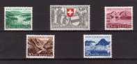 SWITZERLAND MNH** MICHEL 570/74 €16.00 - Unused Stamps