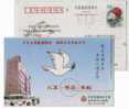 China 2002 Jian Blood Donation Slogan Advertising Pre-stamped Card Safety Of Blood Vehicle - Other & Unclassified