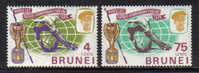 E353 - BRUNEI ,  N. 120/121  ***  Coppa Rimet 1966 - 1966 – Inglaterra