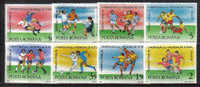 E406 - ROMANIA ,  N. 3884/3891  ***  Coppa Rimet 1990 - Unused Stamps