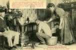 D. 62 . LENS . MINE ET MINEURS .  LA TOILETTE DU MINEUR ET LE VIEUX MINEUR . - Lens