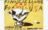 Finale De La Coupe Davis France USA 1982 à Grenoble Edouardo ARROYO - Tennis