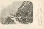SUISSE  "Alpenpost" - Malle-poste - Verl. N° 4 Chr. Brennenstuhl Meyringen (1902) - Meyrin