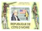 George Washington # Elfenbeinküste / Ivory Coast - Block Gestempelt / Miniature Sheet Used (B209) - George Washington