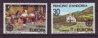 Europa 1981 - Andorra # Y&T 131-132 Michel 138-139 ** - 1981