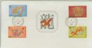 STAMP PACK ---- FIRST DAY CANCELLED --- 1988 --- YEAR OF DRAGON ---  RARE - Otros & Sin Clasificación