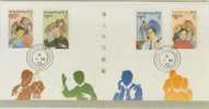 STAMP PACK ---- FIRST DAY CANCELLED --- 1989 --- HONGKONG POPLE ---  RARE - Andere & Zonder Classificatie