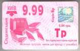 Ukraine, Kiev: Month Trolleybus Card For Students 1999/09 - Europe