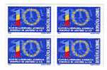 ROMANIA 2003 MINT STAMPS ON UE  MINT OG,IN BLOCK OF FOUR - Andere & Zonder Classificatie