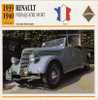 AU 13 - RENAULT PRIMAQUATRE SPORT - 1939 - 1940 - - Autres & Non Classés