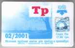 Ukraine: Month Trolleybus Card From Kiev 2001/02 - Europe