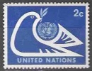 Nations Unies (New York) 1974 Yvert 242 O Cote (2015) 0.15 Euro Colombe - Gebruikt