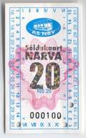 Estonia: Month Bus Ticket From Narva (17) - Europe