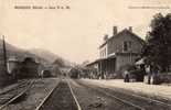 69 BEAUJEU Gare PLM, Train Vapeur à Quai, Ed Lamarsalle, 191? - Beaujeu