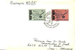 Belgien / Belgium - Mi-Nr 1399/1400 FDC (Y029) - 1965