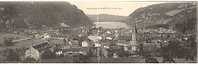 NANTUA (01) RARE CARTE PANORAMIQUE  (format DOUBLE 28 Cm  X 9 Cm) - Nantua