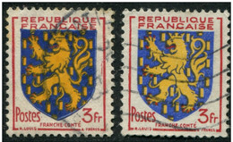 Pays : 189,06 (France : 4e République)  Yvert Et Tellier N° :  903 (o) 2 Nuances - 1941-66 Wappen