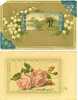 Brésil.1910.lot De 2 Cpa .Roses Et Muguet. - Flowers
