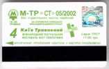 Ukraine, Kiev: Metro & Trolleybus Card For Students 2002/05 - Europe