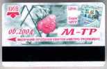 Ukraine: Month Metro And Trolleybus Card From Kiev 2004/06 - Europe