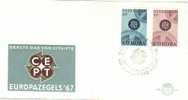 Niederlande / Netherland - Mi-Nr 878/879 FDC (Y034) - 1967