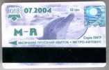 Ukraine: Month Metro And Bus Card From Kiev 2004/07 - Europe