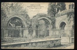 3) CPA 27 PONT-AUDEMER  Les Ruines De L'Eglise Du Sépulcre Et N.D. Du Pré - Pont Audemer