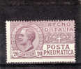 Italia Regno - N. PN8*  (Sassone) 1925 Posta Pneumatica - Rohrpost