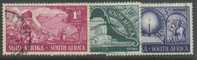 SOUTH AFRICA - 1949 Voortrekker Monument. Scott 112-14. Used - Other & Unclassified