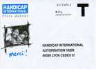 Enveloppe "Handicap International" - Cards/T Return Covers