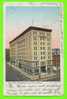 LAWRENCE, MA - BAY STATE BUILDING  - CARD TRAVEL IN 1906 - UNDIVIDED BACK - REICHNER BROS. - - Lawrence